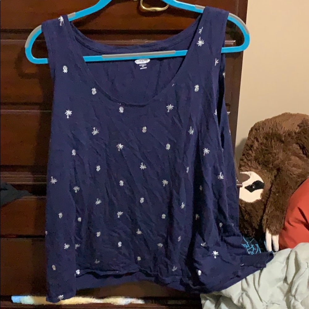 Old Navy Palm Tree tank top